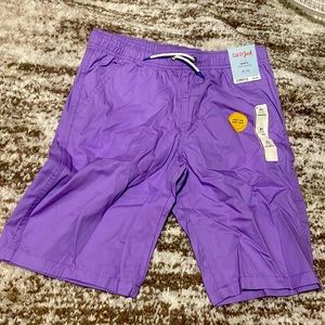 purple shorts